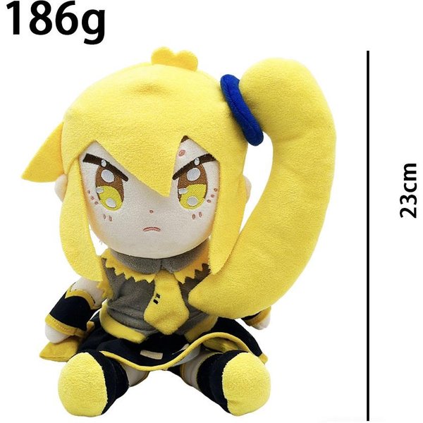 Nueva MuñEca De Peluche Neru Akita Neru Linda Chica De Anime Juguete De Peluche Curativo De Dibujos Animados Merchandising De Akita DecoracióN De HabitacióN Regalos De CumpleañOs De NiñO Navidad-image