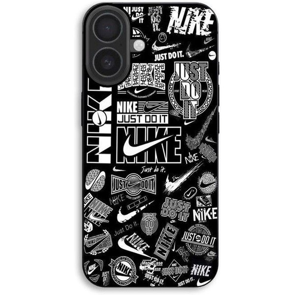 Funda Para Iphone 17 Logo Nike Air Descargar Nike Graffiti Negro Y Blanco Negro-image
