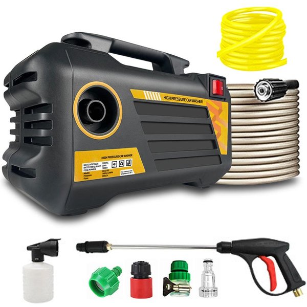 WysokociśNieniowa Myjnia Samochodowa Do UżYtku Domowego PrzenośNa Maszyna Do Czyszczenia PojazdóW NarzęDzie Do Mycia Pianki Samochodowej Multikolor-image