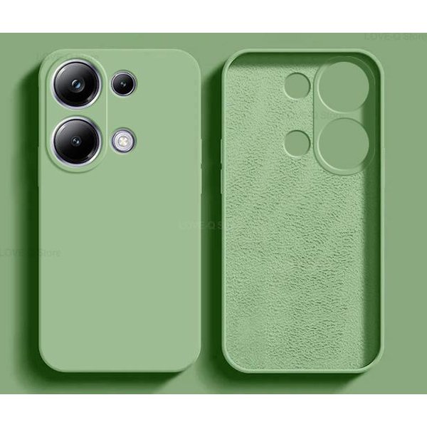 Do Etui Poco M6 Pocom6 Pro Silikonowy PłYnny Obiektyw Aparatu Obudowa Telefonu Do Xiaomi Poco M6 M 6 Pro M6Pro Pocom6 Pro MięKka Obudowa Poco M6 Pro 4G-image