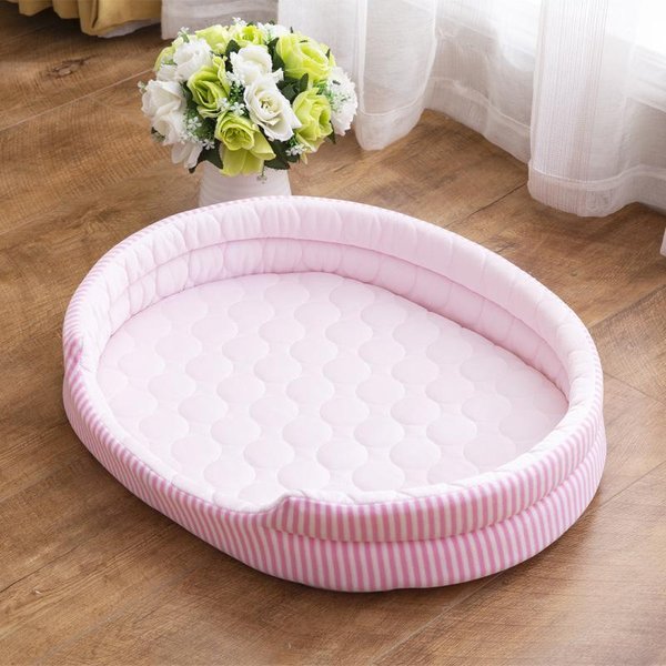 CojíN De Seda De Hielo Para Nido De Mascota TamañO Grande Perro Y CojíN De Nido De Perro CojíN De Hielo Para Mascota De Verano Para Nido De Gato Adecuado Para Todas Las Estaciones 58X45Cm-image