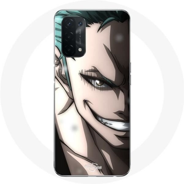 Funda - Maniacase - Oppo A74 5G - Manga Zoro - Flexible - Blanca-image
