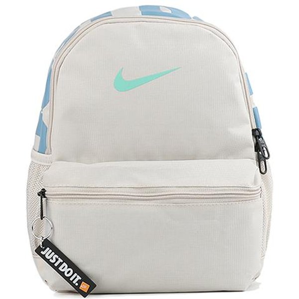Mochila PequeñA De Tela Nike, Mochila Regular Para Mujer Gris Blanco Onesize-image