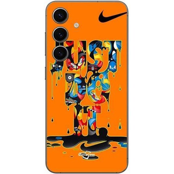 Funda Para Samsung Galaxy S25 Plus Graffiti Nike Just Do It Negro-image