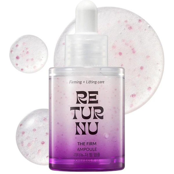 Returnu, La Firma, Reafirmante, Tratamiento Con Ampollas SéRum, Reafirmante, Para Rostro, Para Mujeres, 30 Ml-image