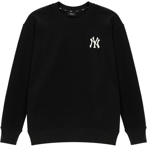 MLB New York Yankees Vintage Bluza Z OkrąGłYm Dekoltem Kwiatowa Unisex Bluza Czarna 3AMTM0831-50BKS L-image