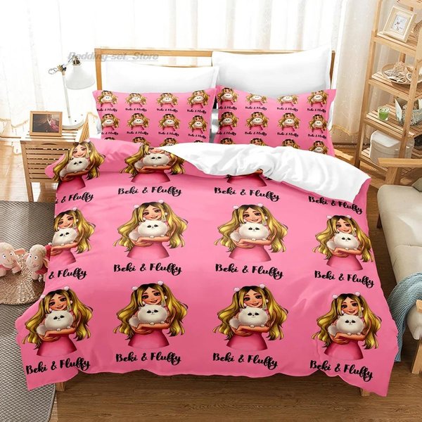 Merchandising De Rebekah Wing Beki ColeccióN De Ropa De Cama Esponjosa Individual Twin Matrimonial Queen King Size ColeccióN De Ropa De Cama Para Dormitorio De Adulto E Infantil Fundas NóRdicas Colecciones 3D EU Single 135X200Cm-image