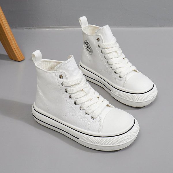 Letnie Nowe Buty PłóCienne Damskie Studenckie Buty Codzienne Na Platformie Modne Sneakersy Damskie 39-image