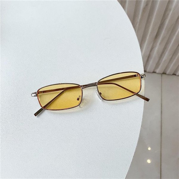 Nowe MałE Kwadratowe Okulary PrzeciwsłOneczne Damskie MęSkie Vintage Ochrona UV400 Designerskie Kwadratowe Okulary PrzeciwsłOneczne Klasyczne Okulary Gafas De Sol As Shown In The Figu-image