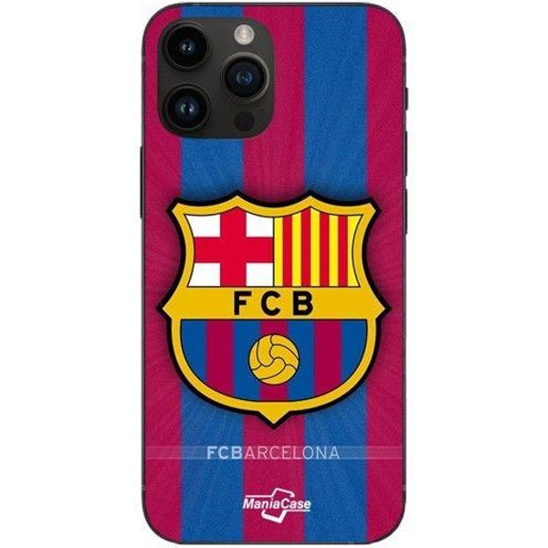 Coque De TéLéPhone - Fc Barcelona - Iphone 13 Pro Max - Souple - Silicone - Noir-image
