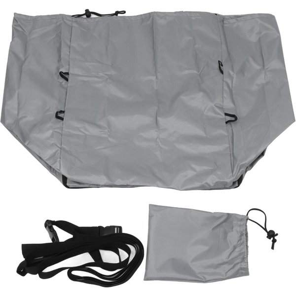 Cubierta Inflable Para Bomba Calentadora De Jacuzzi 420D Plata Tela Oxford Resistente Al Agua Y Al Polvo Spa Inflable Gris-image