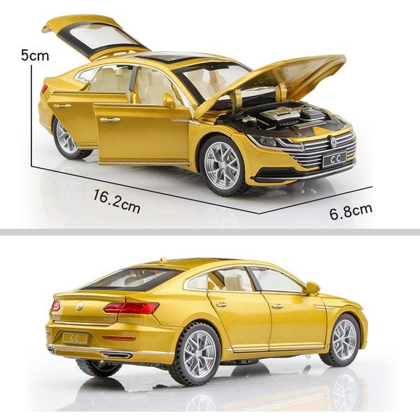 Volkswagen Arteon CC Sport Coupe Symulacja Odlewane I Zabawkowe Pojazdy DźWięKi I ŚWiatłO SamochóD Z NapęDem Pull Back 1:32 Prezenty Dla Dzieci Ze Stopu Metali-image