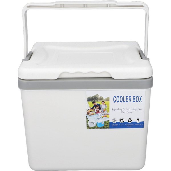 Caja Refrigeradora PortáTil De 6L Gran Capacidad Multifuncional Mantiene La Frescura De Los Alimentos Y Las Bebidas FríAs Estuche Refrigerador Duro Aislado Azul-image