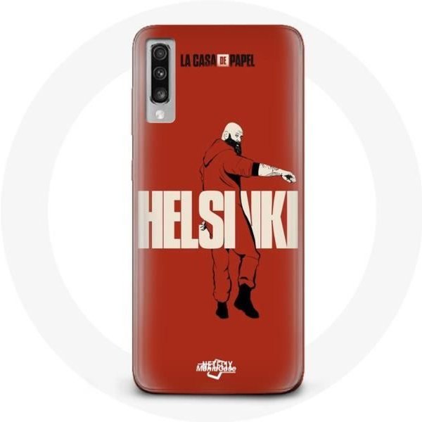 Funda - La Casa De Papel - Samsung Galaxy A50 - Flexible - Roja - ProteccióN Contra Golpes Y ArañAzos-image