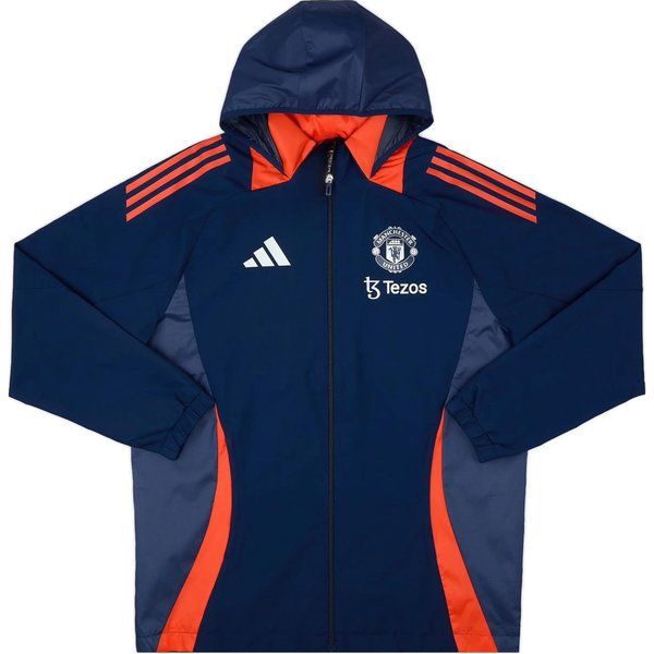 Chaqueta Adidas Manchester United 2024 25 Para Todo El Tiempo Hombre Azul Oscuro L Blue-image