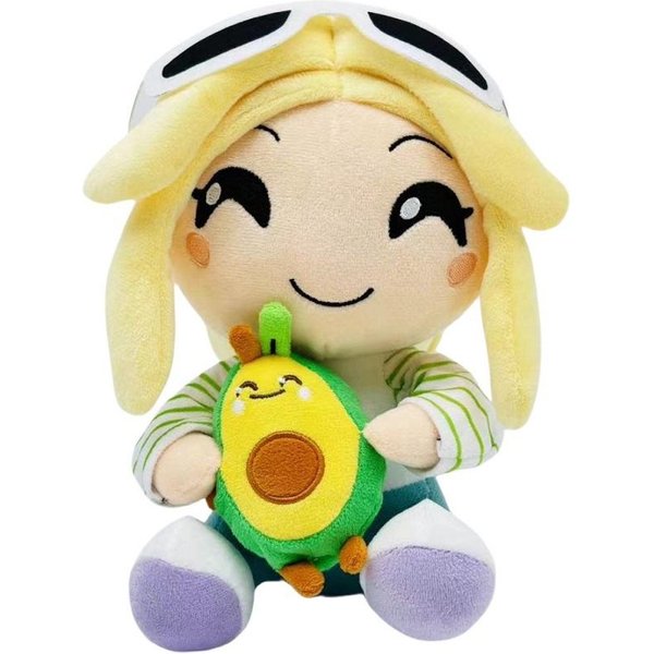 Nowa 24Cm Awokado Playz Pluszowa Lalka Urocza MięKka Anime Towarzysz Snu Wypchane Akcesoria Zabawki Dla Dzieci Prezent Urodzinowy 24Cm-image