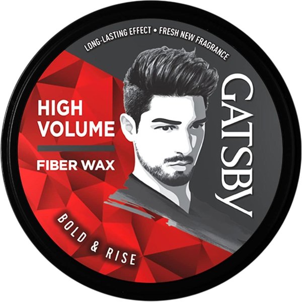 Gatsby Fibra De Estilo Cera Para El Cabello Bold & Rise 75G Para Hombres | FijacióN Fuerte Alto Volumen Pomada Con Acabado Natural Y FáCil Re-Estilizado-image