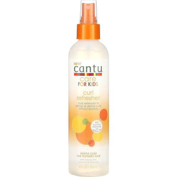 Cantu, Care For Kids, Refrescante De Rizos, 8 Fl Oz (236 Ml) Beige-image