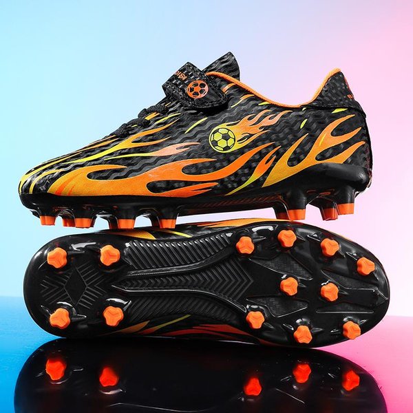 Nowe Buty PiłKarskie Dla Dzieci MłOdzieżOwe Buty PiłKarskie Tf Treningowe Trampki ChłOpcy Dziewczynki AntypośLizgowe OddychająCe Lekkie Buty Sportowe 29-39 29-image