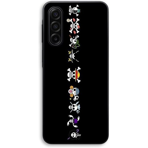 Coque Pour Samsung Galaxy A57 One Piece TêTe De Mort Logo Vertical Manga Anime Maniacase-image