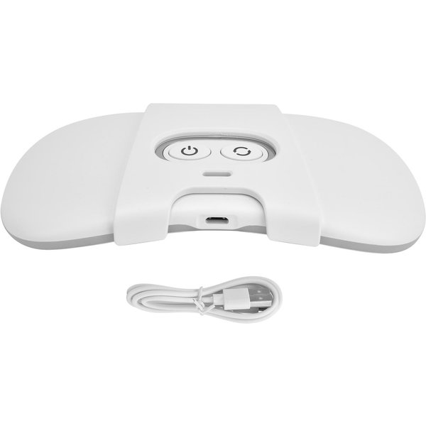 Calentador De Cintura Masaje Dismenorrea Compresa FríA Blanco Recargable Por USB CinturóN Calefactor Para Espalda Abdomen White-image