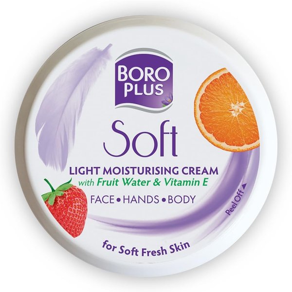 Crema Hidratante Boroplus Suave Ligera 100 Ml Paquete De 1 Para Cara Manos Cuerpo HidratacióN 24 Horas-image
