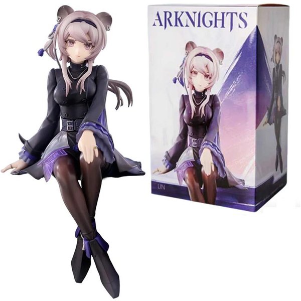 La Figura Tapa Fideos Arknights Lin Figura De Anime Original Adorno Bishoujo Modelo Coleccionable Juguete MuñEca De 14 Cm-image