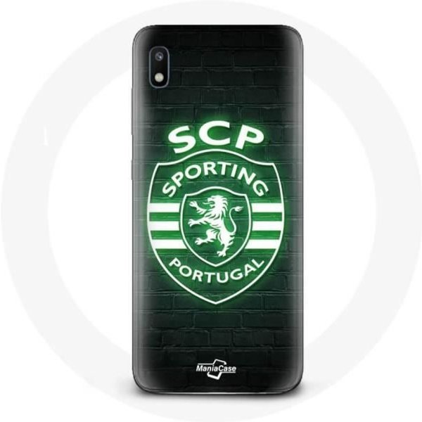 Funda - Maniacase - Samsung Galaxy A10 - Luminosa - Sporting Portugal - Suave Negro-image