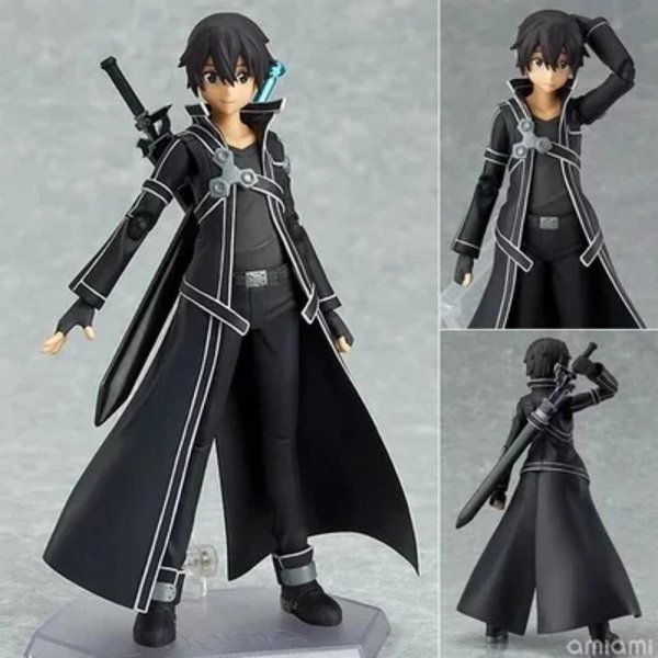 Figura De Anime Modelo De Sword Art Online Yuuki Asuna Kirigaya Kazuto Kirito Modelo De Pie MuñEca DecoracióN De Escritorio Coleccionar Juguetes Regalos-image