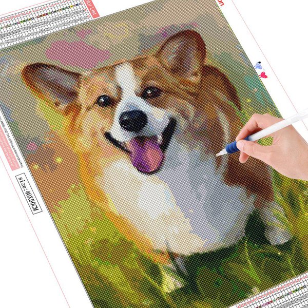 Pintura De Diamantes 5D Redondo Completo Animal Arte De Diamantes Bordado Animal 50X70CM-image
