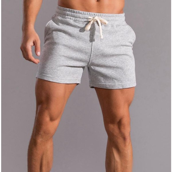 Pantalones Cortos De AlgodóN Para Fitness, Pantalones Cortos De Verano Para Hombre, Pantalones Cortos De Baloncesto Informales De Gran TamañO, Pantalones Cortos Deportivos, Pantalones Deportivos Para Correr 2XL Gris Claro-image