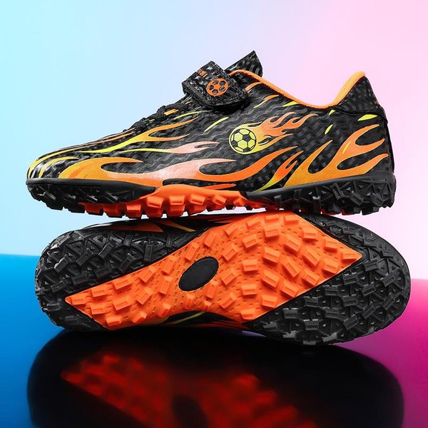 Nowe Buty PiłKarskie Dla Dzieci MłOdzieżOwe Buty PiłKarskie Tf Treningowe Trampki ChłOpcy Dziewczynki AntypośLizgowe OddychająCe Lekkie Buty Sportowe 29-39 37-image
