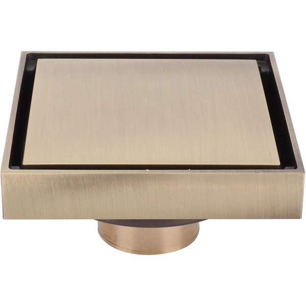 DesagüE De Piso 10X10Cm Cobre Antiguo Desodorante DesagüE De Piso Para Cocina BañO Hotel-image