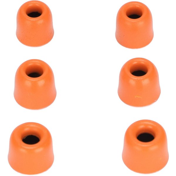 6 Piezas Puntas De Repuesto Tapones De Espuma ViscoeláStica Con ReduccióN De Ruido Para Auriculares De 4,3 Mm A 6,0 Mm Rojo-image