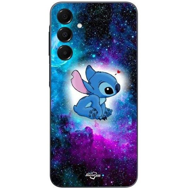 Funda Para Samsung Galaxy A15 Stitch Ohana Espacio Colorido Maniacase Negro-image