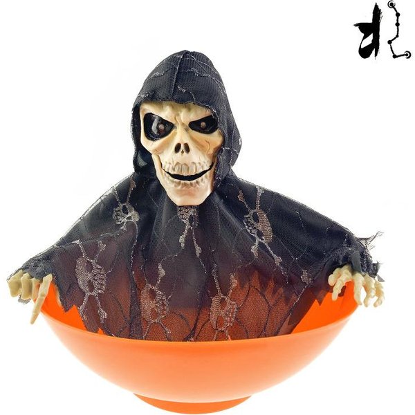 Elektryczne Rekwizyty Dekoracyjne Na Halloween Szkielet Duch DużA Miska Duch Nawiedzony Dom Bar KTV Sekretny PokóJ-image