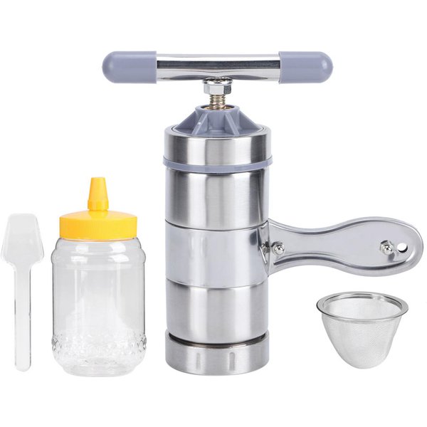 Mini Extractor De Miel PortáTil Acero Inoxidable MáQuina Manual Para Prensa De Miel Herramienta De Apicultura-image
