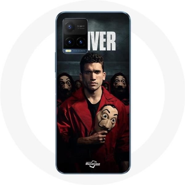 Funda Para Vivo Y21S 2021 / Y21 2021 La Casa De Papel MáScara De Denver-image