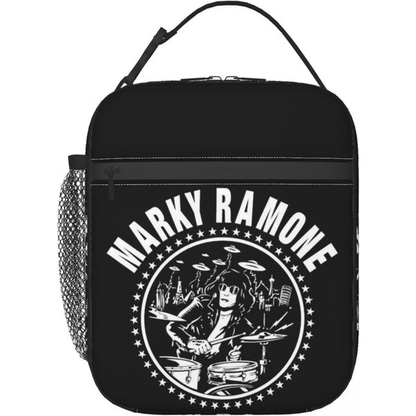 Bolsa De Almuerzo Aislada Ramone Merch Para Mujeres NiñOs Cajas De Comida PortáTiles Fiambrera TéRmica Bolso Tote One Size-image