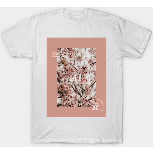 Koszulka Damska Ai Love Harajuku Print Kawaii Tshirt Letnia Koszulka Damska Z KróTkim RęKawem Top Tee 4XL-image