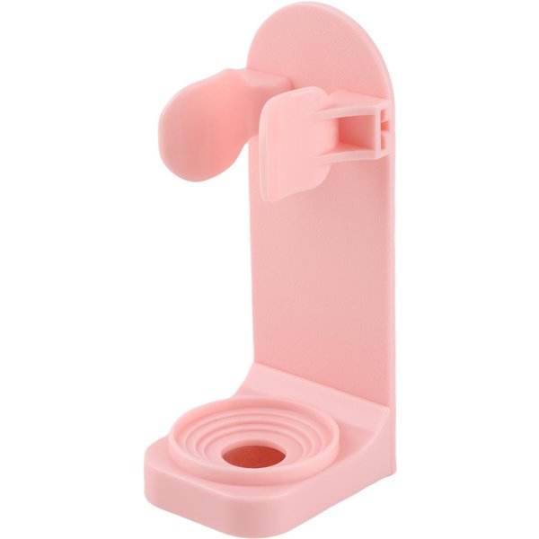 Soporte Para Cepillo De Dientes EléCtrico Montado En La Pared Base Para Cepillo De Dientes Estante De Almacenamiento Accesorios De BañO Pink-image