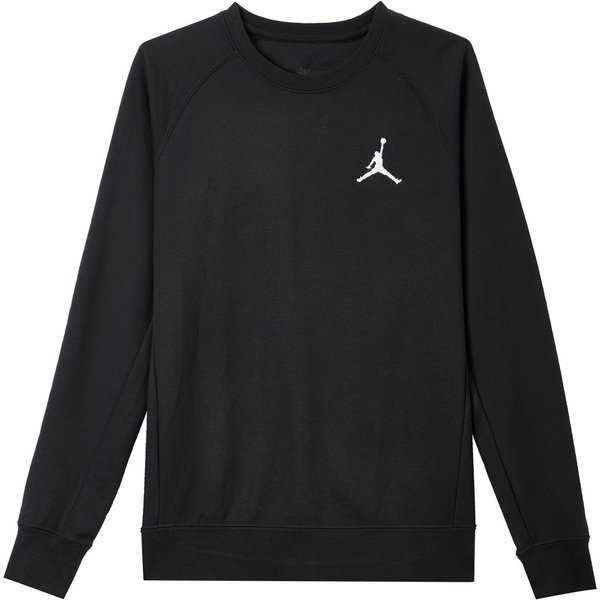 Bluzy Jordan MęSkie Czarne OkrąGłY Dekolt Umiarkowany Regularny M Black-image