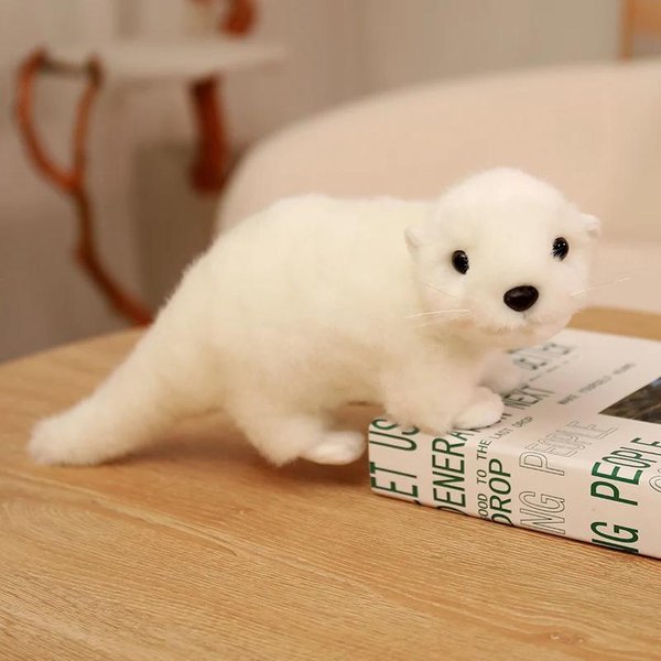 333845Cm Kawaii Realistyczna Pluszowa Zabawka Wydra Pluszowa Wydra Pluszowa Pluszowe ZwierząTko Zabawka UspokajająCa Lalka Dziecko Prezent Urodzinowy BożE Narodzenie 45Cm BrąZowy-image
