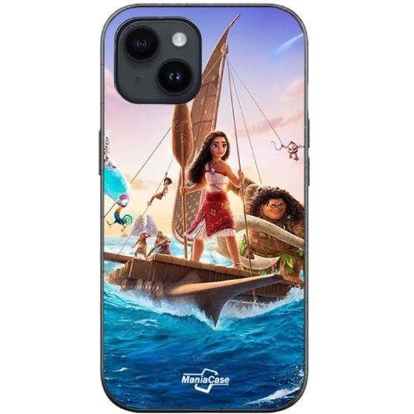 Coque De TéLéPhone - Disney - Iphone 13 - Souple - Silicone - Vaiana 2 Equipage Negro-image