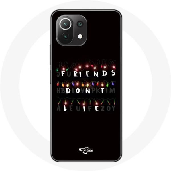 Funda Para Xiaomi Mi 11 Lite Stranger Things PóSter Friends Don't Lie Feliz Navidad-image