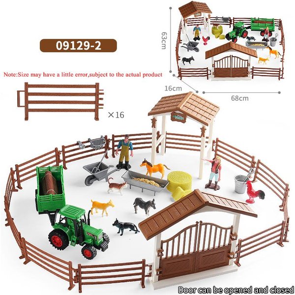 Oenux Caballo De Granja Carrera De Caballos Modelo Figuras De AccióN DIY EquitacióN Jinete Animales Figura Linda EducacióN ColeccióN Juguete Para NiñOs Regalo-image
