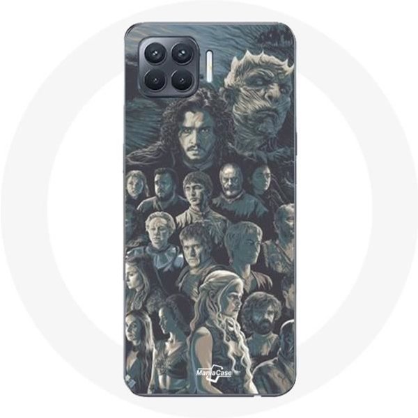 Funda De TeléFono - Juego De Tronos - Oppo A93 - Flexible - ProteccióN Contra Golpes - Gris Gris-image