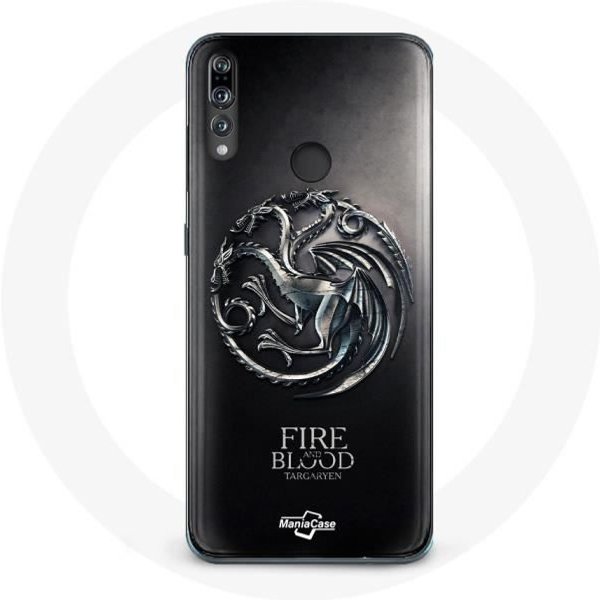 Funda - Huawei - P30 Lite - Flexible - Negra - Juego De Tronos Targaryen-image