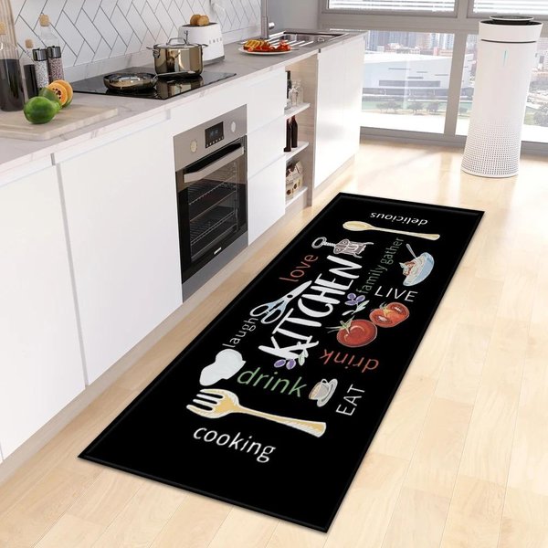 AntypośLizgowa Mata Kuchenna Wycieraczka WejśCiowa Do Salonu ŁAzienki Balkonu Sypialni Przedpokoju Dywanik Dekoracja Domu Dywanik PodłOgowy 40X60Cm-image