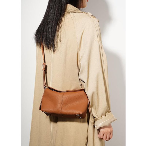 Bolso De Axila Primavera Delantero Bolso Cruzado De Cuero Para Viajes Diarios Bolso De Mano VersáTil De Cuero Bolso De Hombro De Cuero-image